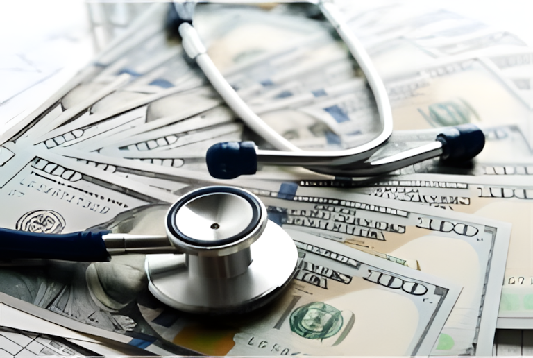 Médico preocupado com impostos